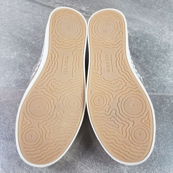 Earth Origins Shoes 7 Wide Embroidered Knit Mules Zilly Slides Granite - Picture 7 of 13